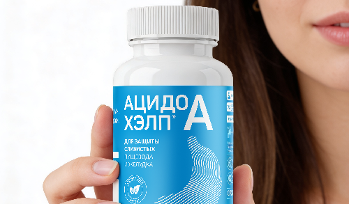 АЦИДОХЭЛП® А в руке