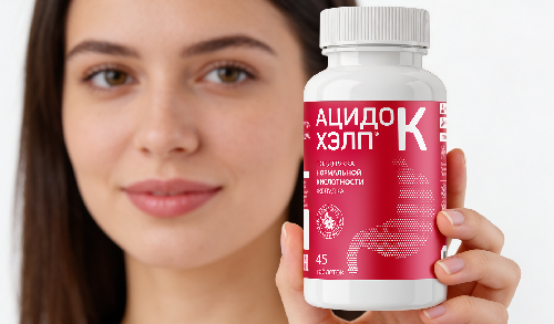 АЦИДОХЭЛП® K в руке